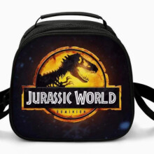(25, ???) Jurassic World Lunch Box for Kids, Portable Lunch Bag, Outdoor Picnic Insulated Bag