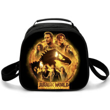 (Z01, ???) Jurassic World Lunch Box for Kids, Portable Lunch Bag, Outdoor Picnic Insulated Bag