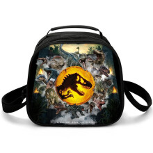 (Z22, ???) Jurassic World Lunch Box for Kids, Portable Lunch Bag, Outdoor Picnic Insulated Bag