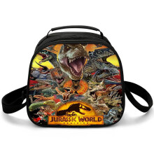 (Z12, ???) Jurassic World Lunch Box for Kids, Portable Lunch Bag, Outdoor Picnic Insulated Bag