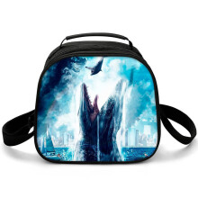 (Z16, ???) Jurassic World Lunch Box for Kids, Portable Lunch Bag, Outdoor Picnic Insulated Bag