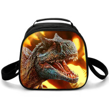 (Z08, ???) Jurassic World Lunch Box for Kids, Portable Lunch Bag, Outdoor Picnic Insulated Bag