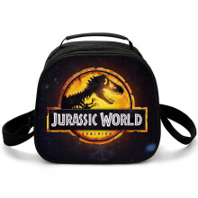 (Z04, ???) Jurassic World Lunch Box for Kids, Portable Lunch Bag, Outdoor Picnic Insulated Bag