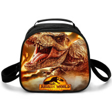 (Z09, ???) Jurassic World Lunch Box for Kids, Portable Lunch Bag, Outdoor Picnic Insulated Bag