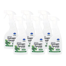 3% Food Grade Hydrogen Peroxide - 500ml Spray - Pack of 6