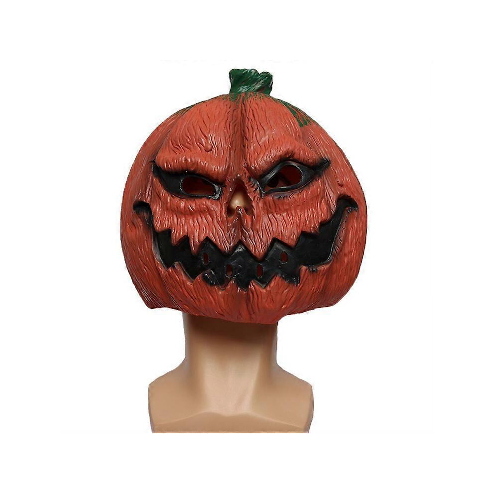 (As show, One size) Halloween Scary Pumpkin Mask Novelty Latex Head Mask Costume for Halloween Party, Halloween carnival party pumpkin mask funny masq