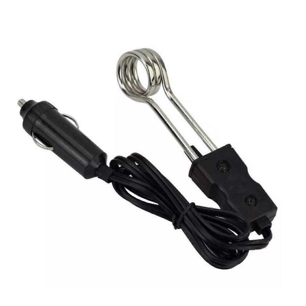 (As show, One size) 12V Portable Boiled Electric Immersion Water Heater