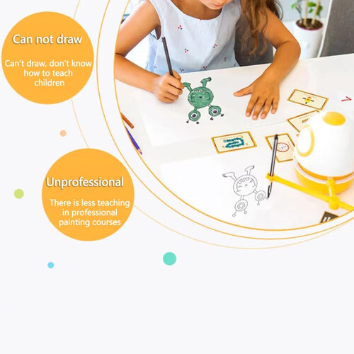 Drawing Robot For Kids Voice Interactive Drawing Projector Machine - Smart Educational Montessori Learning Toy 2