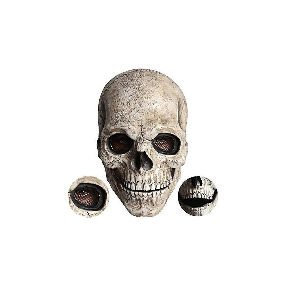 (As show, One size) Skull Mask, Halloween Skull Mask, Full Face Skull Mask with Movable Mouth, 3D Skull Mask Halloween Mask