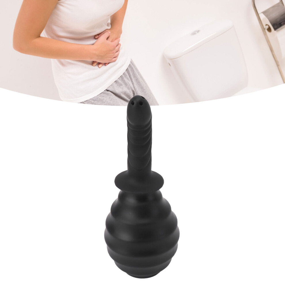 Anal Douche for Women and Men 300ml Silicone Vagina Cleaner Enema Bulb for Colon Cleansing Style 2