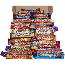 Mega Mix 72 Different Full Size Chocolate Gift Hamper
