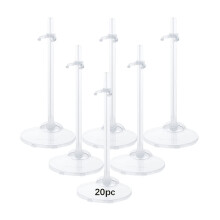 HMIEPRS 20PCS Puppenhalter Puppenstnder Displayhalter Ideale Displaystnderuntersttzung mit verstellbarem Taillenclip fr 11 bis 13 Zoll groe Pupp