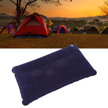 Inflatable Pillow PVC Collapsible Leakage Prevention Upgrade Backpack Inflatable Pillow for Camping Hiking Backpacking Navy Blue