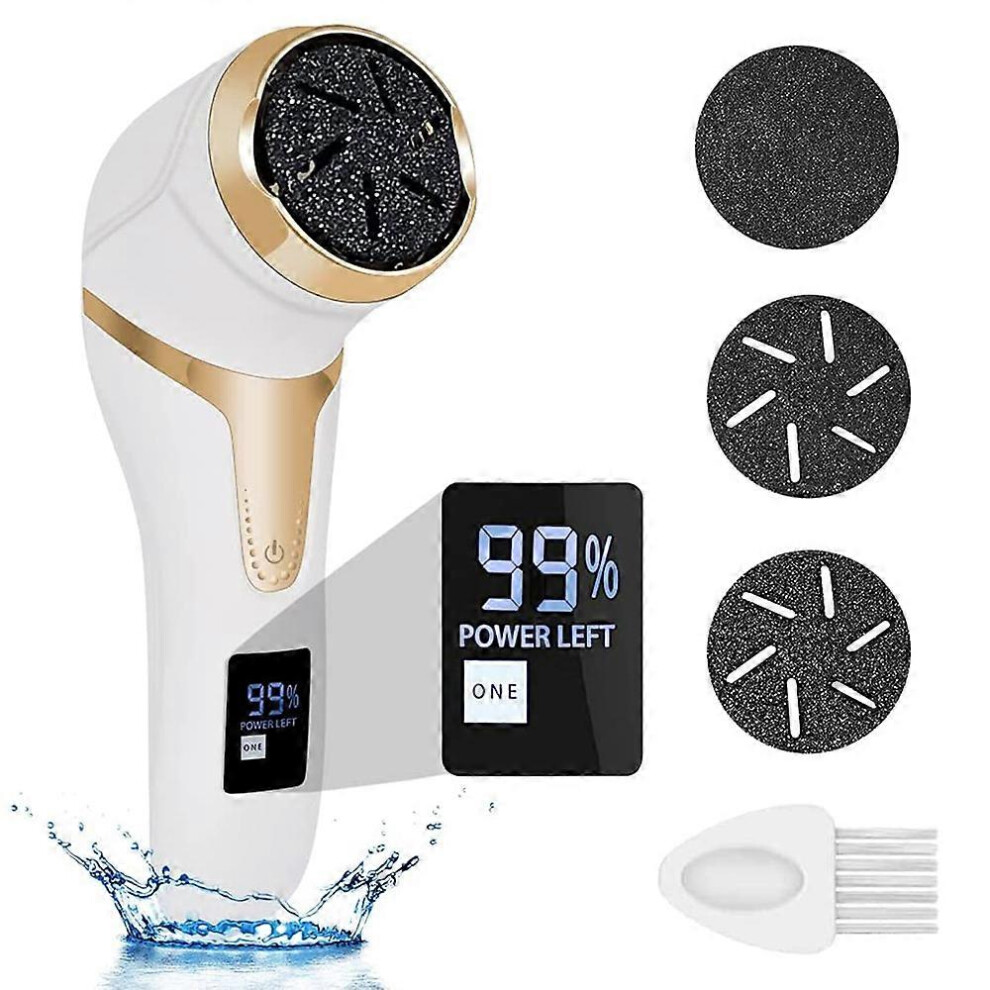 Kikidex (As Show, One Size) 1 Pcs Electric Feet Callus Removers Rechargeable,Portable Electronic Foot File Pedicure Tools