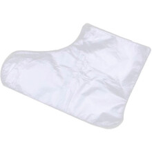 (As show, One size) 200 Pcs Paraffin Bath Liner Clear Plastic Disposable Booties For Foot