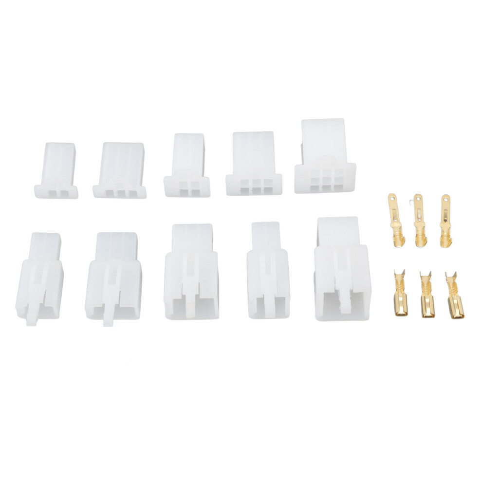 580Pcs Wire Connector Electrical Jumper Cable Male Female Plug Housing Pin Header Crimp Wire Terminal Kit 2.8Mm 4631318936086