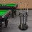 9 Pool Stick Holder, Wood Billiard Cue Rack 7