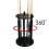 9 Pool Stick Holder, Wood Billiard Cue Rack 4
