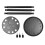 9 Pool Stick Holder, Wood Billiard Cue Rack 3
