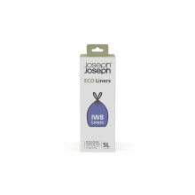 Joseph Joseph Eco Liners IW8 Eco jrahasznostott muanyag szemetestartk Konyhai Frdoszoba Szemeteszskok ktoszalaggal, hzzsinrral, extra eros -