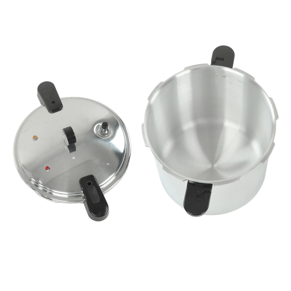 Pressure Cooker Aluminum Alloy 23L Pressure Cooker with Gauge Multifunctional Pressure Canner for Home Restaurant Hotel Canteen
