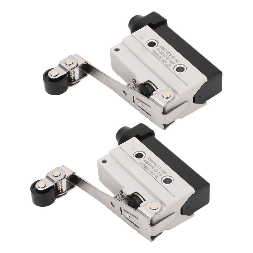 2Pcs Micro Limit Switch Roller Lever 200Of 60Rf 11Pt 3Ot 2.4Md 501.2Op No+Nc 250V Ac For Machine 7891318977930