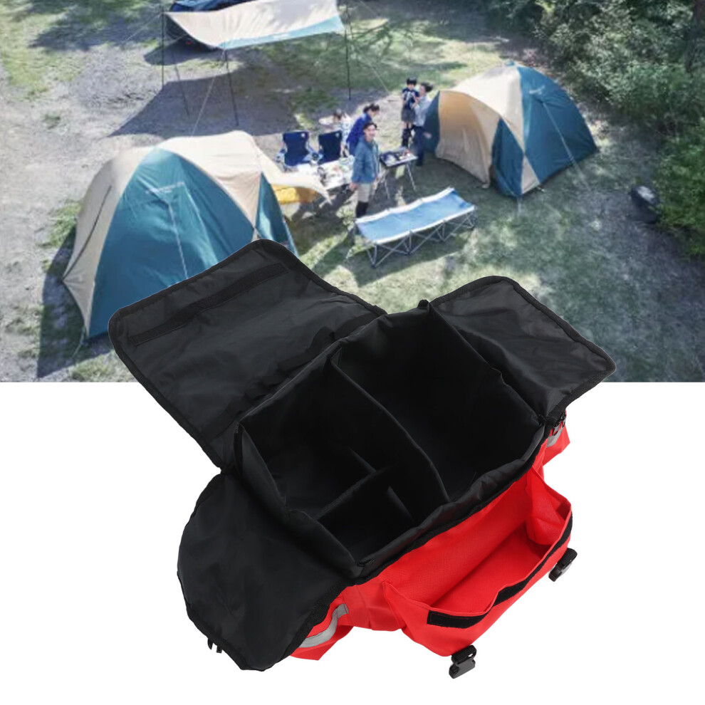 First Responder Bag Large Capacity Emergency Bag Fire Gear Bag With Shoulder Strap For Emergency Supplies Red-image-OPC-PHTDJ8H-NEW