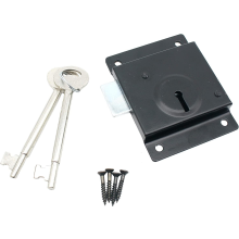 Press Lock Shed Gate Door Deadlock Security 75mm Face Fixing