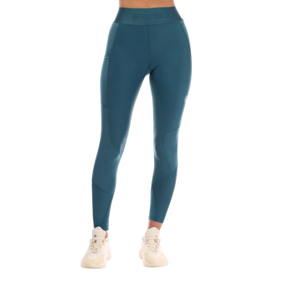 (S, Teal) Skins Womens/Ladies Series-3 Long Leggings