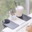 Table Edge Drinking Cup Holder Grey 8