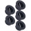 5pcs Surf Leash Plug Replacement Round Board Cup Plug for Surfboard Longboard Black 11