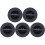5pcs Surf Leash Plug Replacement Round Board Cup Plug for Surfboard Longboard Black 14