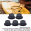 5pcs Surf Leash Plug Replacement Round Board Cup Plug for Surfboard Longboard Black 4