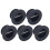 5pcs Surf Leash Plug Replacement Round Board Cup Plug for Surfboard Longboard Black 15