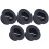 5pcs Surf Leash Plug Replacement Round Board Cup Plug for Surfboard Longboard Black 9