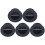 5pcs Surf Leash Plug Replacement Round Board Cup Plug for Surfboard Longboard Black 16