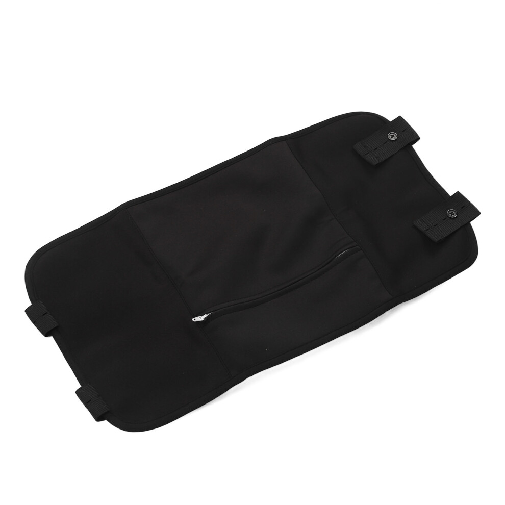 Black Castor Oil Pack Wrap Reusable Washable Soft Oil Leak Prevention Castor Oil Waist Pack