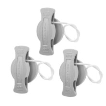 3pcs Inflatable Boat Valve Professional 8 Teeth PVC Leakproof Inflatable Replacement Air Plug for Kayak Rubber Dinghy