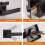 Internal Door Handle Entry Privacy  Bedroom Door Lever Lock Set 6