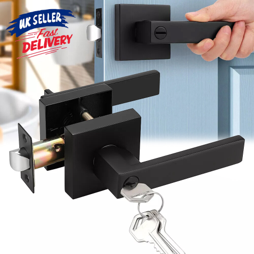 Internal Door Handle Entry Privacy  Bedroom Door Lever Lock Set