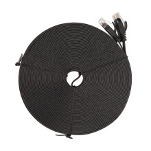 CAT6 Gigabit Kabel 1000Mbps 66 Fuß RJ45 Schwarz
