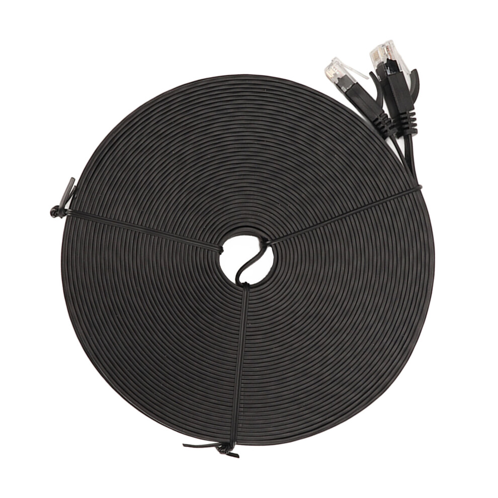 Gigabit Network Cable 66Ft Length 1000Mbps Rj45 Port Cat6 Network Cable Ethernet Cable For Routers Laptops Black 8411319053847
