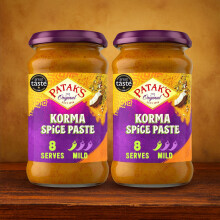 Patak's Korma Curry Paste 290g (Pack of 2) – Mild & Creamy Indian Curry Base