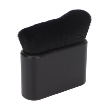 Große Flacher Bronzierpinsel Schwarz, für Creme-Bronzer, Gesicht & Körper Make-up