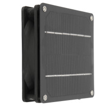 Monokristalliges Solarmodul-Lüfter 5W 6V 6 Zoll Schwarz