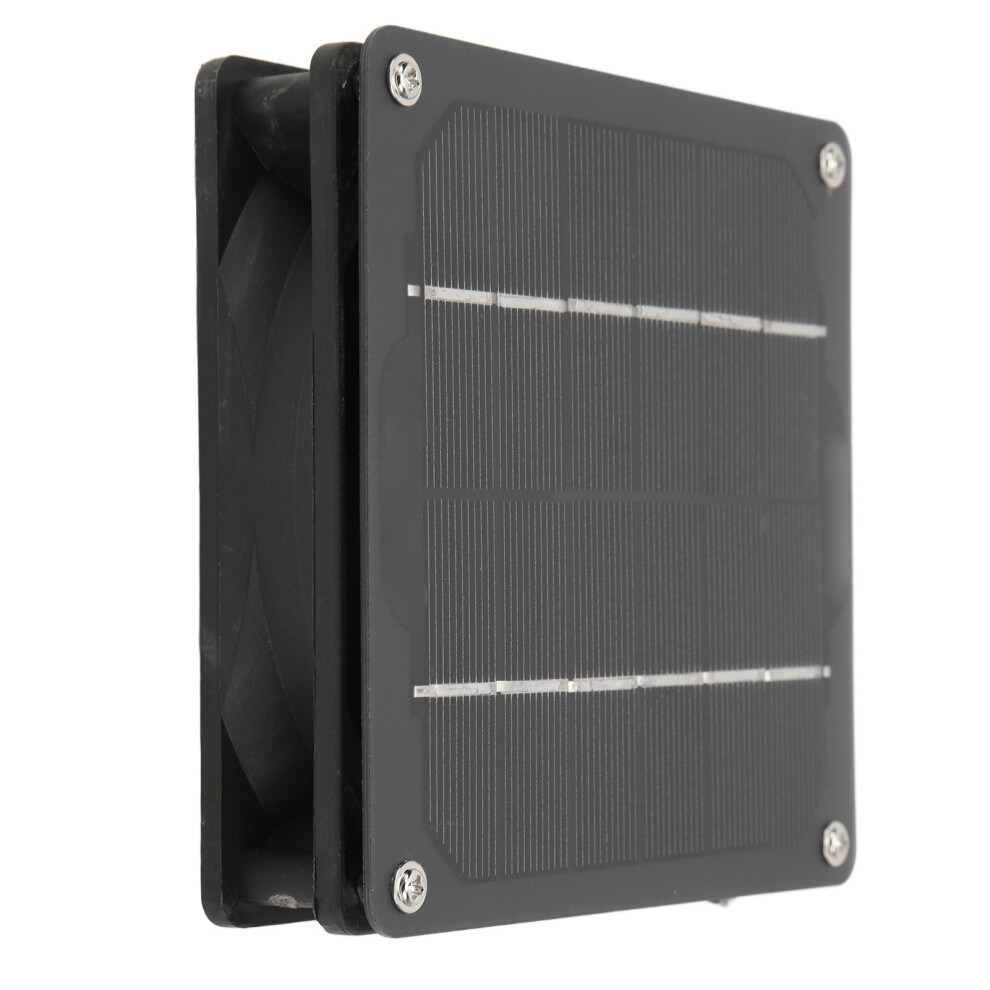 Solar Panel Fan Monocrystalline Silicon For Rv Yacht Greenhouses Pet Houses Chicken House Bathroom 5W 6V 4661319071769