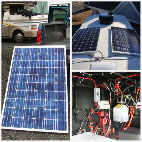 RV-Solarmodul-Kit 30W 320  145  2 mm Farbe: Schwarz 2