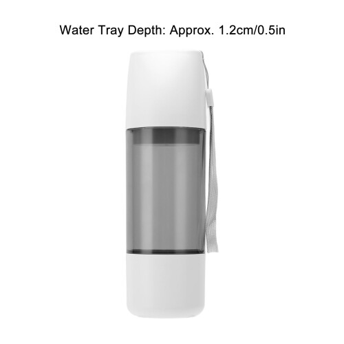 Haustier-Wasserflasche ABS 350ML/120ML 1,2 cm Tablett 1