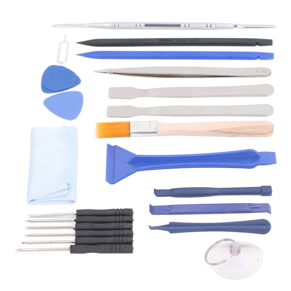 22Pcs Disassembly Tool Repair Kit Abs Stainless Steel Electronic Equipment Removal Tool For Sticker 9381319077794