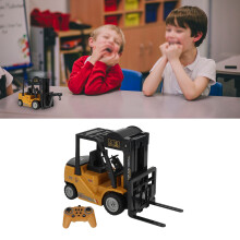 2.4GHZ RC Forklift Construction Truck Spray Realistic Impact Resistance RC Construction Vehicles for Boys Girls